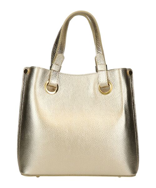 INTER-CHAUSSURES / インター ショシュール ハンドバッグ | 【ANDREA CARDONE ITALI】メタリックレザーハンドバッグ | 詳細1