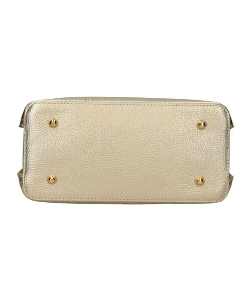 INTER-CHAUSSURES / インター ショシュール ハンドバッグ | 【ANDREA CARDONE ITALI】メタリックレザーハンドバッグ | 詳細7