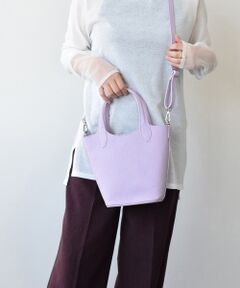 INTER-CHAUSSURES / インター ショシュール ハンドバッグ | 【ANDREA CARDONE ITALI】ミディアムサイズレザーハンドバッグ