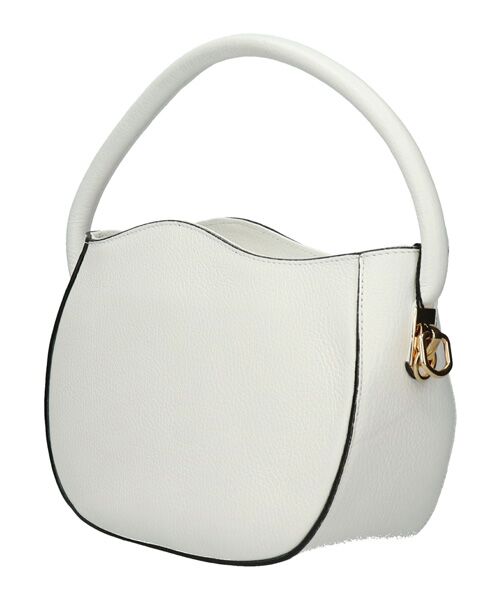 INTER-CHAUSSURES / インター ショシュール ハンドバッグ | 【ANDREA CARDONE ITALI】ウェーブカットレザーハンドバッグ | 詳細1