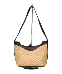 INTER-CHAUSSURES / インター ショシュール ハンドバッグ | 【CHRISTIAN VILLA】ラフィアコンビレザーショルダーバッグ