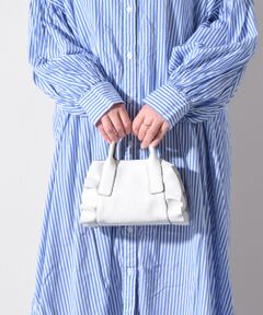 INTER-CHAUSSURES / インター ショシュール ハンドバッグ | 【RIPANI】フリルデザインレザーミニバッグ