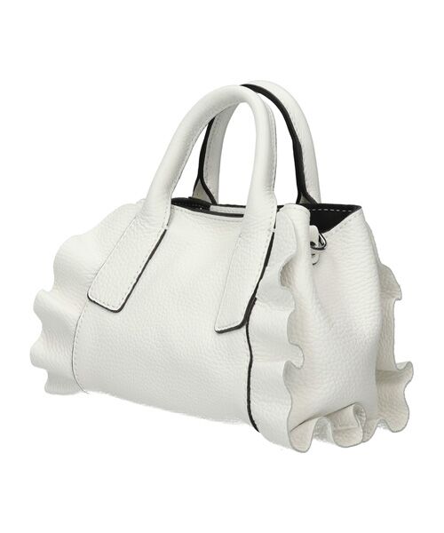 INTER-CHAUSSURES / インター ショシュール ハンドバッグ | 【RIPANI】フリルデザインレザーミニバッグ | 詳細2