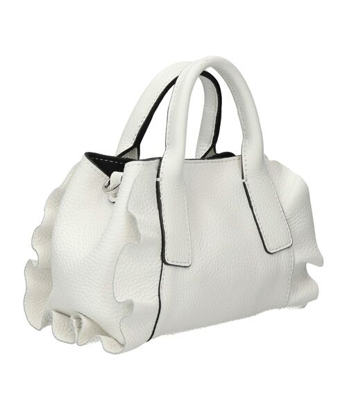 INTER-CHAUSSURES / インター ショシュール ハンドバッグ | 【RIPANI】フリルデザインレザーミニバッグ | 詳細4