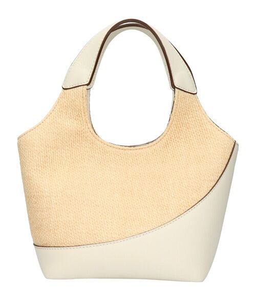 INTER-CHAUSSURES / インター ショシュール ハンドバッグ | 【LORISTELLA】異素材コンビスモールサイズハンドバッグ | 詳細4