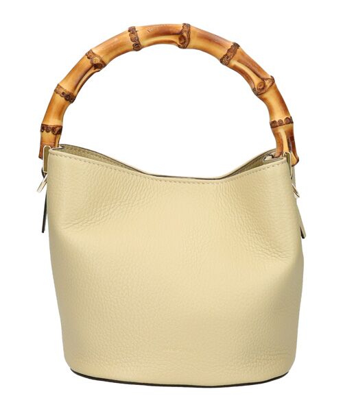 INTER-CHAUSSURES / インター ショシュール ハンドバッグ | 【LORISTELLA】バンブーハンドルレザーバケットバッグ | 詳細1