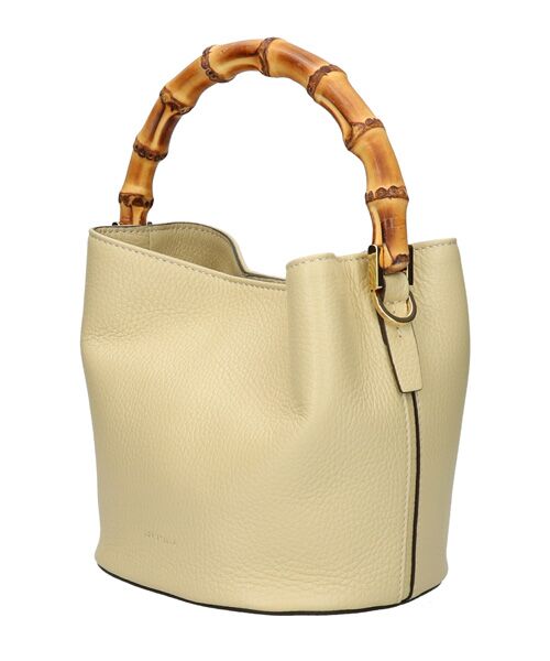 INTER-CHAUSSURES / インター ショシュール ハンドバッグ | 【LORISTELLA】バンブーハンドルレザーバケットバッグ | 詳細2