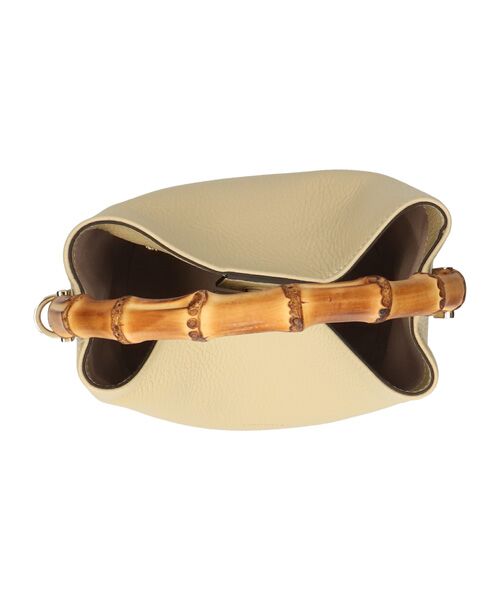 INTER-CHAUSSURES / インター ショシュール ハンドバッグ | 【LORISTELLA】バンブーハンドルレザーバケットバッグ | 詳細8