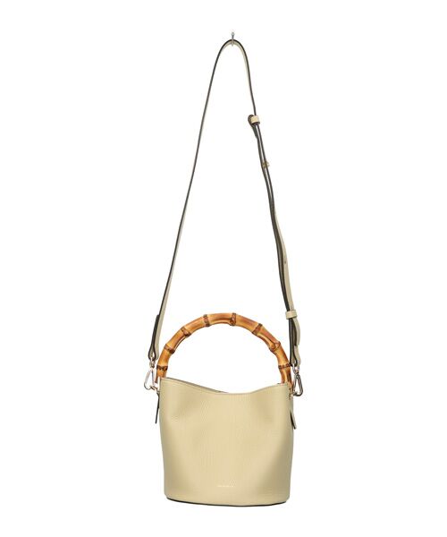 INTER-CHAUSSURES / インター ショシュール ハンドバッグ | 【LORISTELLA】バンブーハンドルレザーバケットバッグ | 詳細11