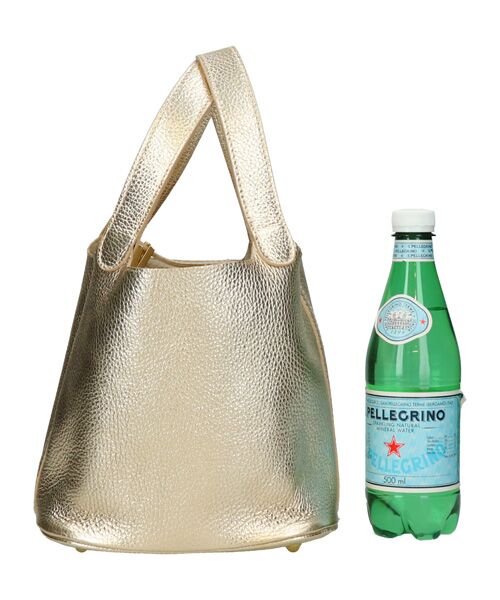 INTER-CHAUSSURES / インター ショシュール ハンドバッグ | 【ANDREA CARDONE ITALI】メタリックレザーバケットバッグ | 詳細6