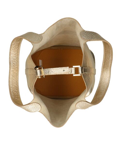 INTER-CHAUSSURES / インター ショシュール ハンドバッグ | 【ANDREA CARDONE ITALI】メタリックレザーバケットバッグ | 詳細8