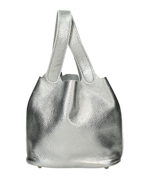 INTER-CHAUSSURES / インター ショシュール ハンドバッグ | 【ANDREA CARDONE ITALI】メタリックレザーバケットバッグ | 詳細12