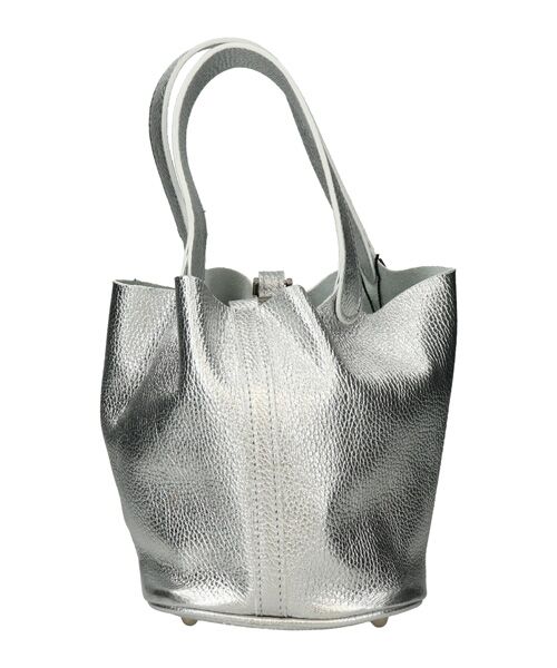 INTER-CHAUSSURES / インター ショシュール ハンドバッグ | 【ANDREA CARDONE ITALI】メタリックレザーバケットバッグ | 詳細15