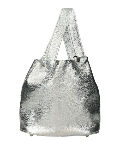 INTER-CHAUSSURES / インター ショシュール ハンドバッグ | 【ANDREA CARDONE ITALI】メタリックレザーバケットバッグ | 詳細16