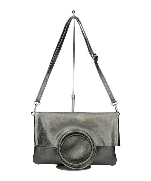 INTER-CHAUSSURES / インター ショシュール ハンドバッグ | 【ANDREA CARDONE ITALI】ラウンドハンドルメタリックレザーバッグ | 詳細10