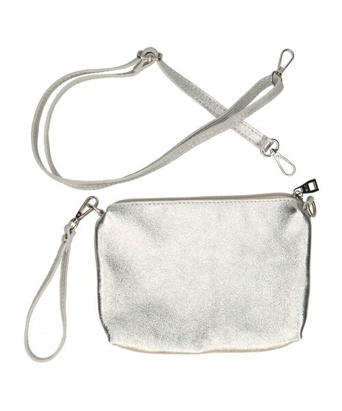 INTER-CHAUSSURES / インター ショシュール ハンドバッグ | 【ANDREA CARDONE ITALI】ラウンドハンドルメタリックレザーバッグ | 詳細30