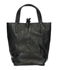 INTER-CHAUSSURES / インター ショシュール トートバッグ | 【ANDREA CARDONE ITALI】メタリックレザーミニトートバッグ