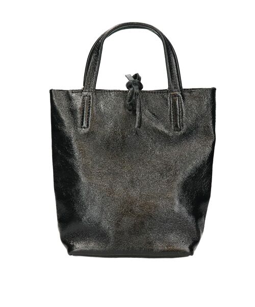 INTER-CHAUSSURES / インター ショシュール トートバッグ | 【ANDREA CARDONE ITALI】メタリックレザーミニトートバッグ | 詳細4