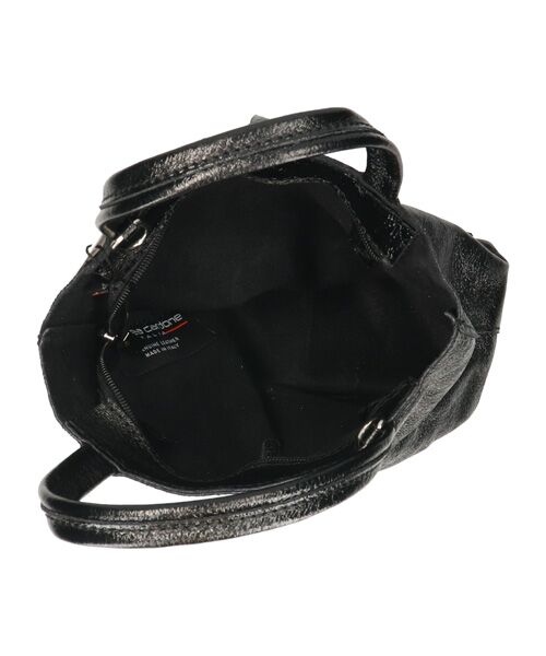 INTER-CHAUSSURES / インター ショシュール トートバッグ | 【ANDREA CARDONE ITALI】メタリックレザーミニトートバッグ | 詳細7