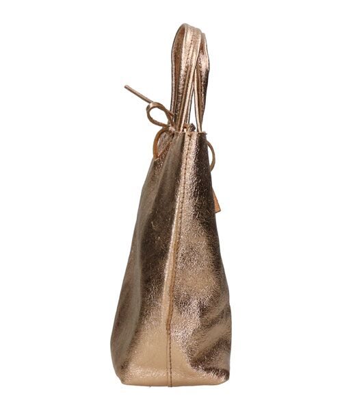 INTER-CHAUSSURES / インター ショシュール トートバッグ | 【ANDREA CARDONE ITALI】メタリックレザーミニトートバッグ | 詳細11