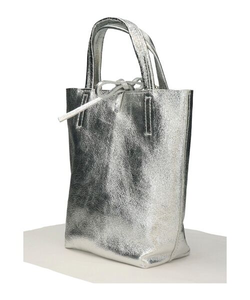 INTER-CHAUSSURES / インター ショシュール トートバッグ | 【ANDREA CARDONE ITALI】メタリックレザーミニトートバッグ | 詳細20