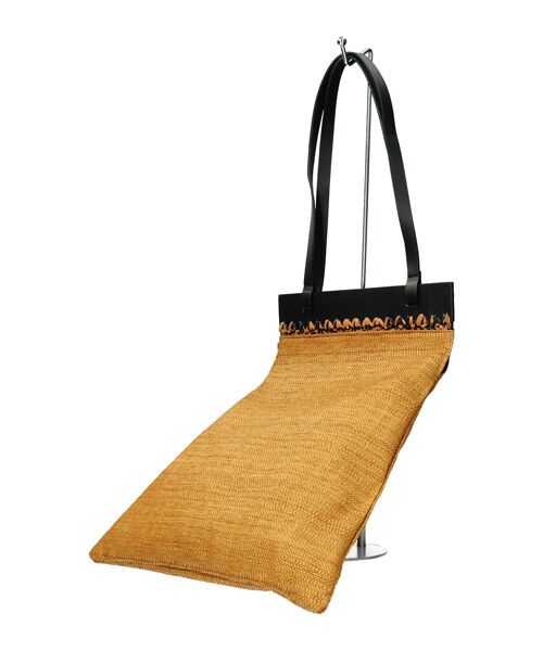 INTER-CHAUSSURES / インター ショシュール かごバック | 【ROBERTO PANCANI】異素材コンビトートバッグ | 詳細1