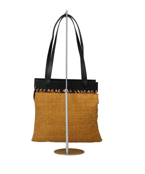 INTER-CHAUSSURES / インター ショシュール かごバック | 【ROBERTO PANCANI】異素材コンビトートバッグ | 詳細4