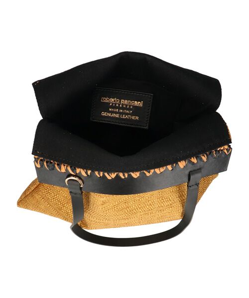 INTER-CHAUSSURES / インター ショシュール かごバック | 【ROBERTO PANCANI】異素材コンビトートバッグ | 詳細8