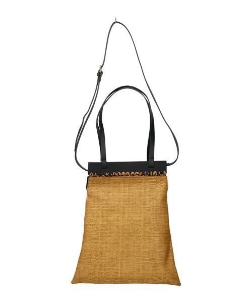 INTER-CHAUSSURES / インター ショシュール かごバック | 【ROBERTO PANCANI】異素材コンビトートバッグ | 詳細10