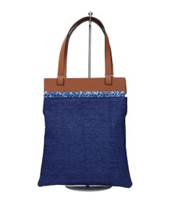 INTER-CHAUSSURES / インター ショシュール かごバック | 【ROBERTO PANCANI】異素材コンビミディアムトートバッグ