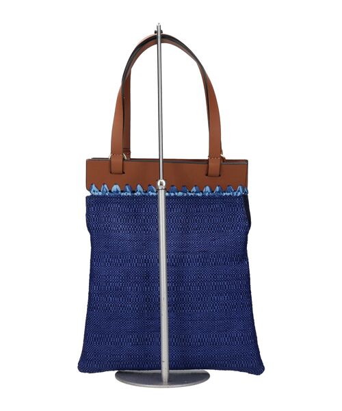 INTER-CHAUSSURES / インター ショシュール かごバック | 【ROBERTO PANCANI】異素材コンビミディアムトートバッグ | 詳細4