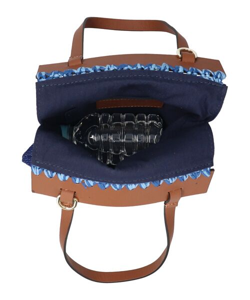 INTER-CHAUSSURES / インター ショシュール かごバック | 【ROBERTO PANCANI】異素材コンビミディアムトートバッグ | 詳細9