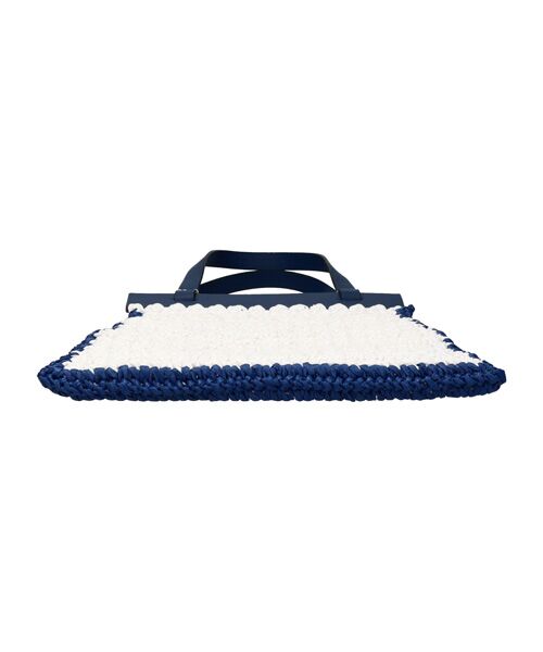 INTER-CHAUSSURES / インター ショシュール かごバック | 【ROBERTO PANCANI】レザーハンドルラフィアトートバッグ | 詳細6