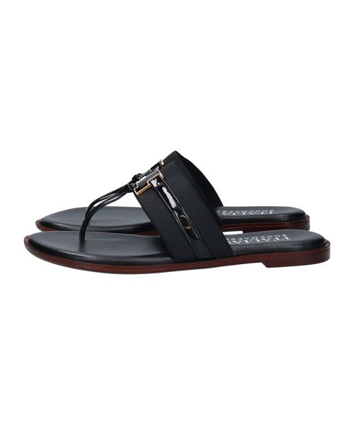 INTER-CHAUSSURES / インター ショシュール サンダル | 【ITALIAN SHOEMAKERS】スクエアメタルトングミュール | 詳細2