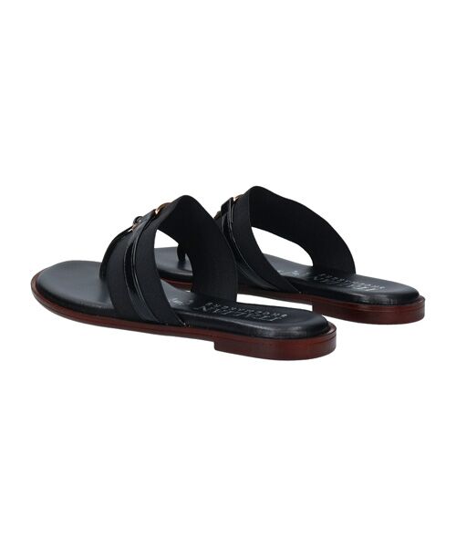 INTER-CHAUSSURES / インター ショシュール サンダル | 【ITALIAN SHOEMAKERS】スクエアメタルトングミュール | 詳細3