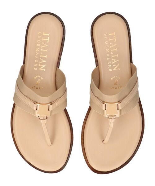 INTER-CHAUSSURES / インター ショシュール サンダル | 【ITALIAN SHOEMAKERS】スクエアメタルトングミュール | 詳細13