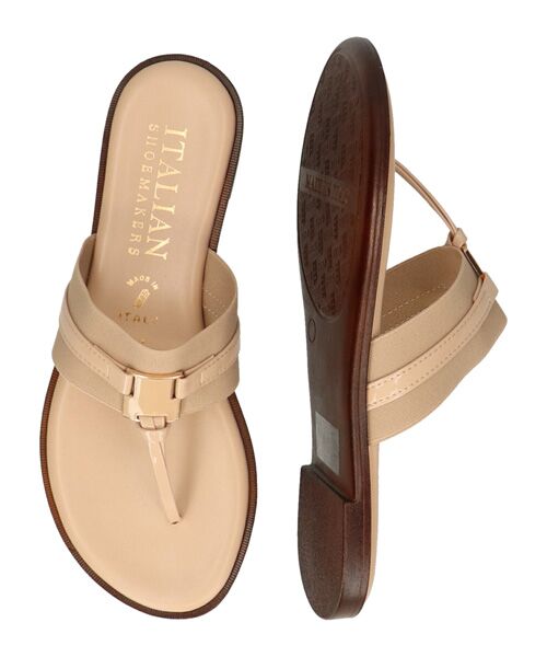 INTER-CHAUSSURES / インター ショシュール サンダル | 【ITALIAN SHOEMAKERS】スクエアメタルトングミュール | 詳細14