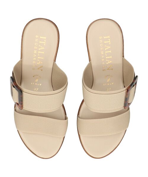 INTER-CHAUSSURES / インター ショシュール サンダル | 【ITALIAN SHOEMAKERS】べっ甲風バックルサンダル | 詳細10