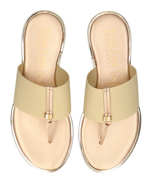 INTER-CHAUSSURES / インター ショシュール サンダル | 【ITALIAN SHOEMAKERS】メタルモチーフトングサンダル | 詳細11