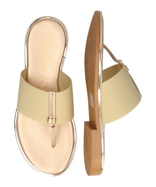 INTER-CHAUSSURES / インター ショシュール サンダル | 【ITALIAN SHOEMAKERS】メタルモチーフトングサンダル | 詳細12