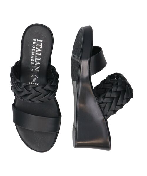 INTER-CHAUSSURES / インター ショシュール サンダル | 【ITALIAN SHOEMAKERS】イントレチャートウェッジヒールサンダル | 詳細5