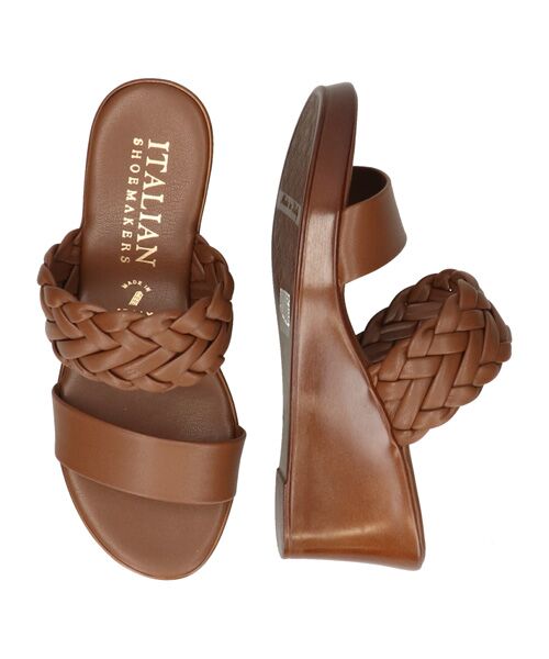 INTER-CHAUSSURES / インター ショシュール サンダル | 【ITALIAN SHOEMAKERS】イントレチャートウェッジヒールサンダル | 詳細11