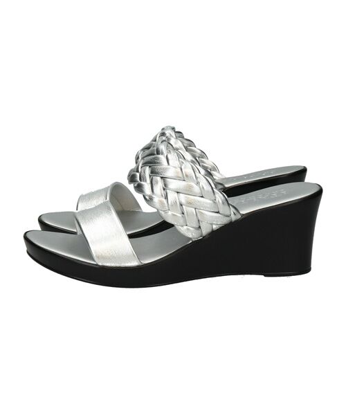 INTER-CHAUSSURES / インター ショシュール サンダル | 【ITALIAN SHOEMAKERS】イントレチャートウェッジヒールサンダル | 詳細13