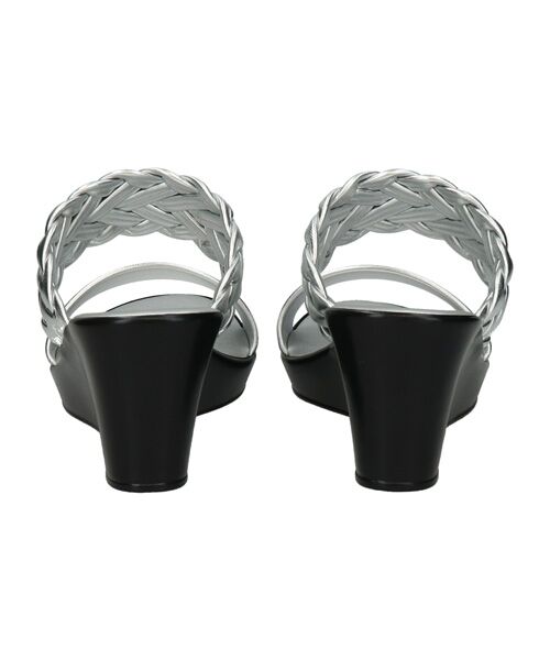 INTER-CHAUSSURES / インター ショシュール サンダル | 【ITALIAN SHOEMAKERS】イントレチャートウェッジヒールサンダル | 詳細15