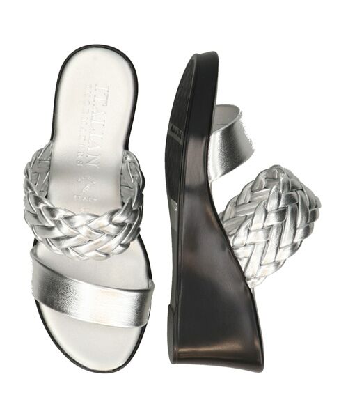 INTER-CHAUSSURES / インター ショシュール サンダル | 【ITALIAN SHOEMAKERS】イントレチャートウェッジヒールサンダル | 詳細17