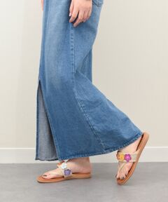 INTER-CHAUSSURES / インター ショシュール サンダル | 【ITALIAN SHOEMAKERS】フラワーベルトフラットトングサンダル