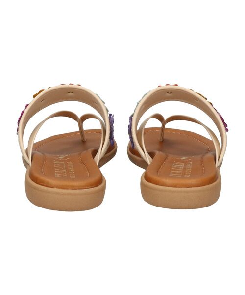 INTER-CHAUSSURES / インター ショシュール サンダル | 【ITALIAN SHOEMAKERS】フラワーベルトフラットトングサンダル | 詳細4