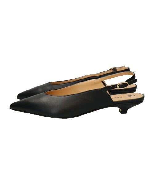 INTER-CHAUSSURES / インター ショシュール パンプス | 【FABIO RUSCONI】キトゥンヒールバックバンドパンプス | 詳細2