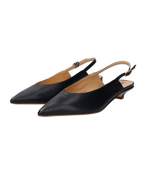 INTER-CHAUSSURES / インター ショシュール パンプス | 【FABIO RUSCONI】キトゥンヒールバックバンドパンプス | 詳細10