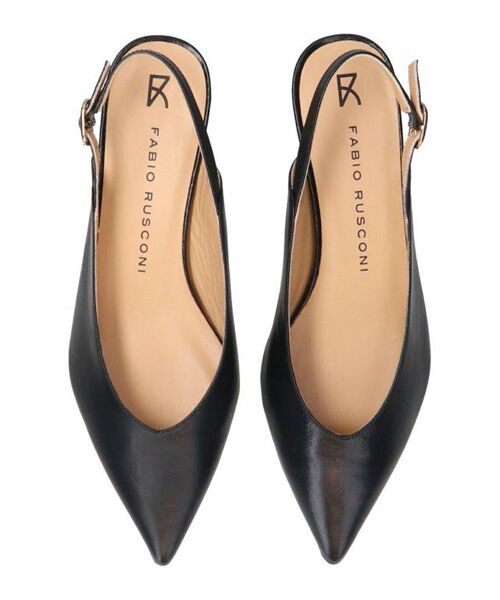 INTER-CHAUSSURES / インター ショシュール パンプス | 【FABIO RUSCONI】キトゥンヒールバックバンドパンプス | 詳細14